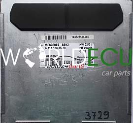 ECU ENGINE CONTROLLER MERCEDES W202 2.0 C200 A1111533579, A 111 153 35 79, 1111533579, SIEMENS SIM4 LE 5WK90420, 5WK9 0420 (3)