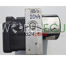 POMPE HYDRAULIQUE ET CALCULATEUR d'ABS FORD FUSION FoMoCo 4S61-2M110-CC, 4S612M110CC, D461 437A0-A, ATE 10.0207-0051.4, 10020700514, 10.0970-0117.3, 10097001173