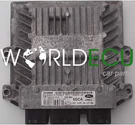 MOTORSTEUERGERÄT ECU STEUERGERÄT FORD FUSION 1.4 TDCI SIEMENS 5WS40434A-T, 5WS40434AT, 7M71-12A650-AA, 7M7112A650AA, 5GCA, SID804