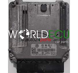 MOTORSTEUERGERÄT ECU STEUERGERAT SKODA OCTAVIA 1.9 TDI BOSCH 0 281 012 237, 0281012237, 03G 906 016 K, 03G906016K, 1039S07818, EDC16U1