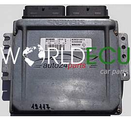 CALCULATEUR MOTEUR RENAULT CLIO SIEMENS S118301113 B, S118301113B, 8200214973, 8200080285