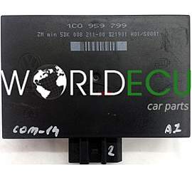 Centralina de comando do sistema confort  1C0959799, 1C0 959 799, HELLA 5DK008211-00, 5DK 008 211-00 SEAT SKODA VW COM-14