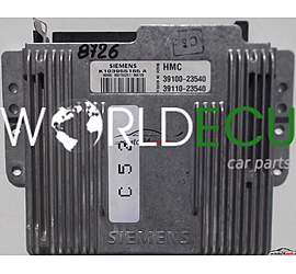 ECU ENGINE CONTROLLER HYUNDAI COUPE 2.0 SIEMENS K103955165 A, K103955165A, 103955165, 39100-23540, 3910023540, 39110-23540, 3911023540