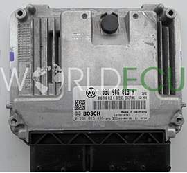 SEAT IBIZA 1.9 TDI BOSCH 0 281 015 436, 0281015436, 03G 906 013 N, 03G906013N, 03G906013K, EDC17U01