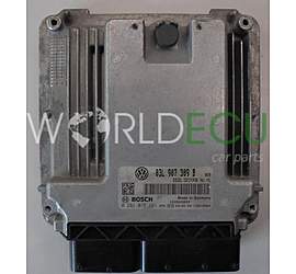 CENTRALINA MOTORE VW VOLKSWAGEN PASSAT 2.0 TDI 03L907309B, 03L 907 309 B, BOSCH 0281015131, 0 281 015 131 DIESEL EDC17CP20