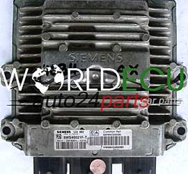 ECU ENGINE CONTROLLER CITROEN C3 1.4 HDI SIEMENS 5WS40021F-T 5WS40021FT SID 802 SW9647202380 HW9643455080