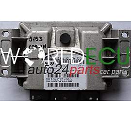 ECU ENGINE CONTROLLER CITROEN C2 2.0 MAGNETI MARELLI IAW 6LPA.03, IAW6LPA03, HW 16.575.184, 16575184, 9657649480, SW 16.717.044, 16717044, 9657474480