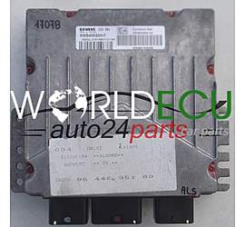 CALCULATEUR MOTEUR PEUGEOT 307 2.0 HDI SIEMENS 5WS40020H-T, 5WS40020HT, SW9644895180, SW 9644895180, HW9641849280, HW 9641849280