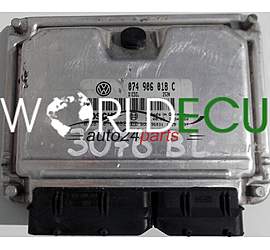 CENTRALINA MOTORE VW VOLKSWAGEN T4 2.5 TDI 074906018C, 074 906 018 C, BOSCH 0281010082, 0 281 010 082, DIESEL 2520 28SA4060