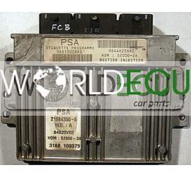 CENTRALINA MOTORE CITROEN BERLINGO PEUGEOT 21584350-8 / PSA 9651500880 / 9644625680 / 84820V02 / S2000-2A