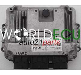 CENTRALINA DO MOTORE FORD 1.6 TDCI BOSCH 0 281 011 701, 0281011701, 4M51-12A650-YE, 4M5112A650YE
