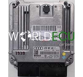ECU ENGINE CONTROLLER AUDI A6 2.7 TDI, BOSCH 0 281 013 829, BOSCH 0281013829, 4F0 907 401 C, 4F0907401C, 4F5910401B