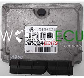 CENTRALINA MOTORE VW VOLKSWAGEN POLO 1.4 BBY 036906034DD, 036 906 034 DD, IAW4MV.DD, IAW4MVDD