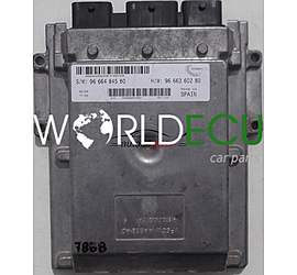 ECU ENGINE CONTROLLER PEUGEOT BOXER, CITROEN JUMPER, FIAT DUCATO 2.2 HDI, 96 664 845 80, 9666484580, 96 663 602 80, 9666360280