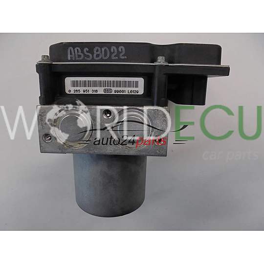 ABS PUMPE BLOCK HYDRAULIKPUMPE STEUERGERÄT AUDI 0265236229 8K9614517D 8K9907379B 0265951318