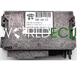 ECU ENGINE CONTROLLER FIAT PUNTO 1.2, IAW 16F.E3, IAW166FE3, 61602.106.00 Z, 6160210600, 46524186