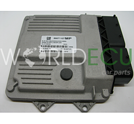 RENOVIERT Motorsteuergerät ECU Steuergerät OPEL CORSA D 1.3 CDTI 55571107 MP, 55571107MP, MJD6O3.SE, MJD6O3SE, MJD603SE