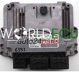 CENTRALINA MOTORE CITROEN PEUGEOT 1.6 BOSCH 0 261 S05 963, 0261S05963, 96 670 544 80, 9667054480, 9666320880, MEV17.4