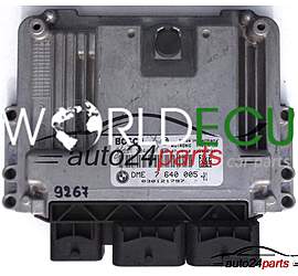 ECU ENGINE CONTROLLER BMW MINI 1.6, BOSCH 0 261 S04 161, 0261S04161, DME 7 640 005, DME 7640005