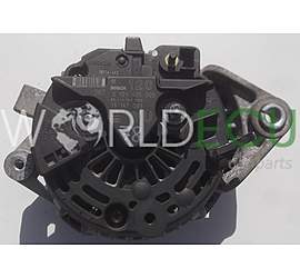 Alternatore OPEL ASTRA CORSA MERIVA ZAFIRA BOSCH 0124425009 YU GM 93177834, 6204179