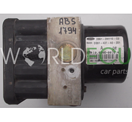 ABS CENTRALINA POMPA FORD MAZDA 2S61-2M110-CD, 2S612M110CD, D351-437-A0-Z01, D351437A0Z01, ATE 10.0206-0016.4, 10020600164, 10.0960-0100.3, 10096001003
