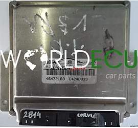ECU ENGINE CONTROLLER LANCIA LYBRA 1.9 JTD BOSCH 0281010002, 0 281 010 002, 46472183, C424C839
