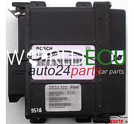 ECU ENGINE CONTROLLER VOLVO 940 2.0 TURBO, BOSCH 0 227 400 177, 0227400177, 3531722 P04, 3531722P04