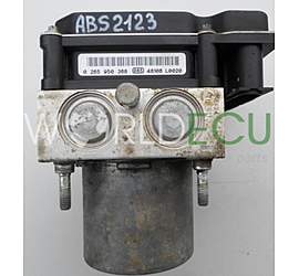 ABS POMPA CENTRALINA PEUGEOT 307 BOSCH 0 265 234 140, 0265234140, 96 494 580 80, 9649458080, 0 265 950 368, 0265950368