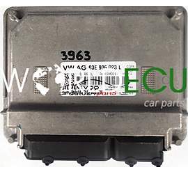 CENTRALINA MOTORE VW VOLKSWAGEN POLO 1.2 03E906023L, 03E 906 023 L, SIEMENS 5WP40506 PETROL SIMOS 9.1 CGPA 4489