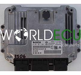 ECU ENGINE CONTROLLER CITROEN C5 1.6 HDI BOSCH 0 281 011 561, 0281011561, 96 568 406 80, 9656840680, 9653958980, 1039S09391, EDC16C34
