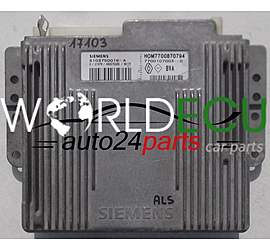 CENTRALINA CALCOLATORE SCATOLA DEL CAMBIO RENAULT MEGANE SCENIC 1.6, SIEMENS S103750016 A, S103750016A, HOM7700870794, 7700107003--D