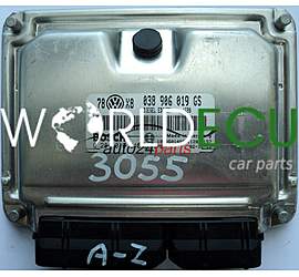 CENTRALINA MOTORE VW VOLKSWAGEN PASSAT 1.9 TDI 038906019GS, BOSCH 0 281 010 940, 0281010940, 1039S01469, DIESEL EDC15P+ 1580