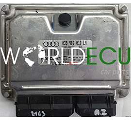 MOTORSTEUERGERÄT ECU STEUERGERAT AUDI A6 1.9 TDI 038906019LM, 038 906 019 LM, BOSCH 0 281 011 213, 0281011213, DIESEL EDC15P+ 5646, 1039S04448