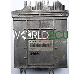 CALCULATEUR MOTEUR RENAULT MEGANE SCENIC 1.9 TDI BOSCH 0281001809, 0 281 001 809, 7700110647, HOM7700105953, HOM 7700105953