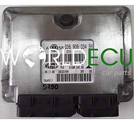 CENTRALINA MOTORE VW VOLKSWAGEN GOLF 1.6 036906034BH, 036 906 034 BH 6160054208, 61600.542.08, IAW4MVF, IAW4MV.F