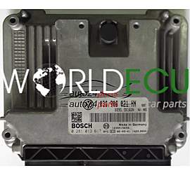 CENTRALINA MOTORE VW VOLKSWAGEN TOURAN 2.0 TDI 03G906021HN, 03G 906 021 HN, BOSCH 0281013617, 0 281 013 617, DIESEL EDC16U34 9097 1039S15633