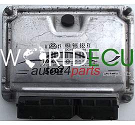 CENTRALINA MOTORE VW VOLKSWAGEN POLO 1.4 BOSCH 0261207360, 0 261 207 360, 06A906032FK, 06A 906 032 FK