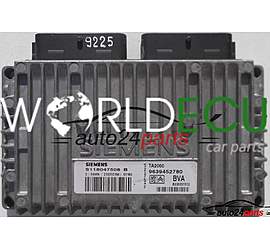 CENTRALINA CALCOLATORE SCATOLA DEL CAMBIO CITROEN C5 2.0, SIEMENS S118047508 B, S118047508B, 9639452780 BVA, TA2000