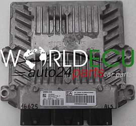 ECU ENGINE CONTROLLER CITROEN C4 2.0 HDI SIEMENS 5WS40277G-T, 5WS40277GT, SW9660497480, HW9655534080