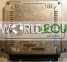 CENTRALINA MOTORE CITROEN PEUGEOT 0281001978 / 9635157280 / EDC15C2 09 / 28FM0090