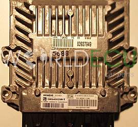 PEUGEOT 307 2.0 HDI SIEMENS 5WS40029R-T 5WS40029RT SW 9658212380, HW 9655041480, SID803