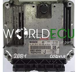 CENTRALINA MOTORE TOYOTA YARIS 1.4 D4D 1ND-TV BOSCH 0281012323, 0 281 012 323, 89661-0D460 896610D460 J 1039S15561