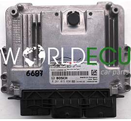 ECU ENGINE CONTROLLER FORD BOSCH 0 281 015 850, 0281015850, AV21-12A650-HD, AV2112A650HD, 12A650HD, 1039S36706, DZL7S