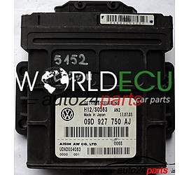 ECU AUTOMATIC GEARBOX PORSCHE CAYENNE 4.5 09D927750AJ, 09D 927 750 AJ