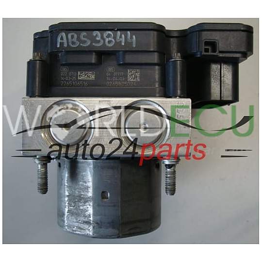 Abs Pump Module FIAT CITROEN 51935298, 0265260472, 0265805024