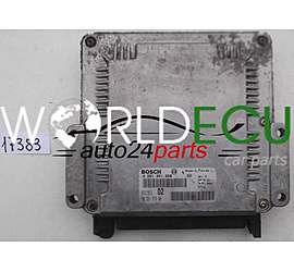 CENTRALINA DO MOTORE PEUGEOT 206 2.0 HDI BOSCH 0 281 001 866, 0281001866, 96 351 579 80, 9635157980, EDC15C2 02