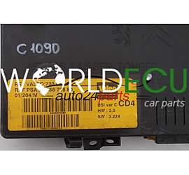 Centralina de comando do sistema confort  BSI PEUGEOT 406 2.0 HDI VALEO 730 051 11, 73005111, 96 458 718 80, 9645871880, CD4