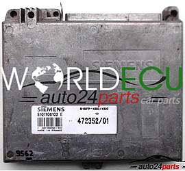 CENTRALINA MOTORE VOLVO 460, 480, SIEMENS S101706102 E, S101706102E, 472352/01, 47235201