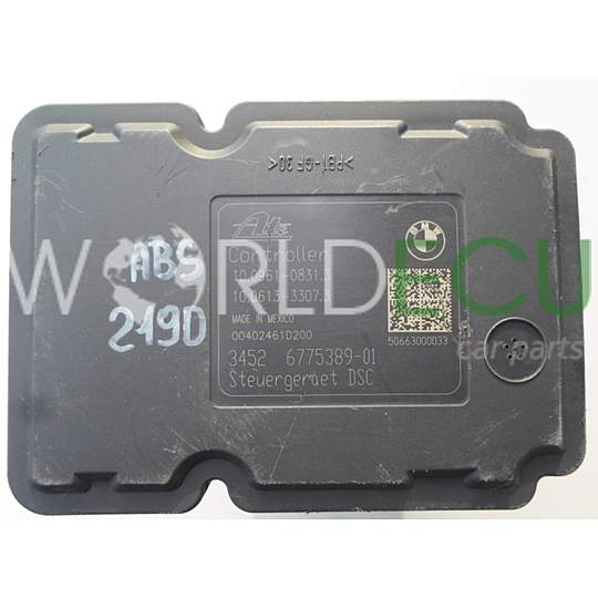 ABS POMPA CENTRALINA BMW 3451-6775388-01, 3451677538801, ATE 10.0212-0045.4, 10021200454, 3452 6775389-01, 3452677538901, 10.0961-0831.3, 10096108313, 10.0613-3307.3, 10061333073