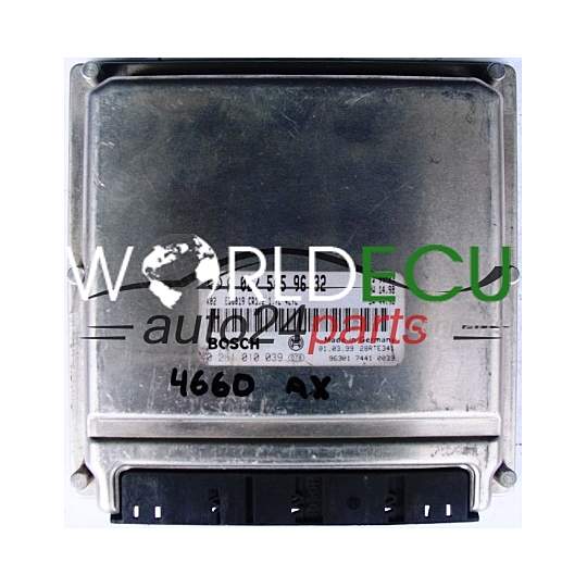 ECU ENGINE CONTROLLER MERCEDES W168 A-KLASS 170 CDI A0275459632, 0275459632, A 027 545 96 32, BOSCH 0281010039, 0 281 010 039, Q04 ED0019 CR1.2